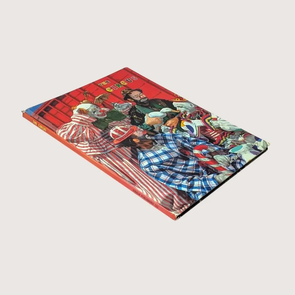 1960s Ideals Publication The Circus Hardcover Illustrated Book
